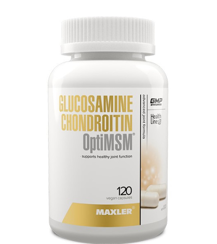 Maxler Glucosamine Chondroitin OptiMSM (Глюкозамин и Хондроитин + МСМ) 120 капсул 