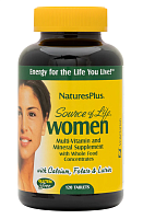 Source of Life Women Multi-Vitamin and Mineral Supplement 120 Tablets (NaturesPlus)