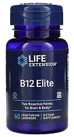 Life Extension Витамин B12 Elite (метилкобаламин + аденозилкобаламин) 60 вегетарианских пастилок 