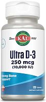 Ultra D-3 250 mcg (10000 IU) Ультра Д-3 250 мкг (10000 МЕ) 120 таблеток (KAL)