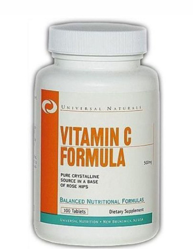 Vitamin C Formula 100 табл (Universal Nutrition) фото 2