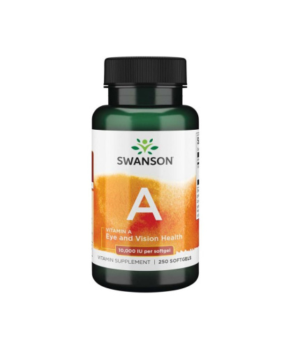 Vitamin A 10000 IU (Витамин А Ретинол 10000 МЕ) 250 мягких капсул (Swanson)