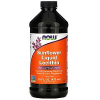 Now Foods Жидкий Лецитин из подсолнечника (Sunflower Liquid Lecithin) 473 мл. 